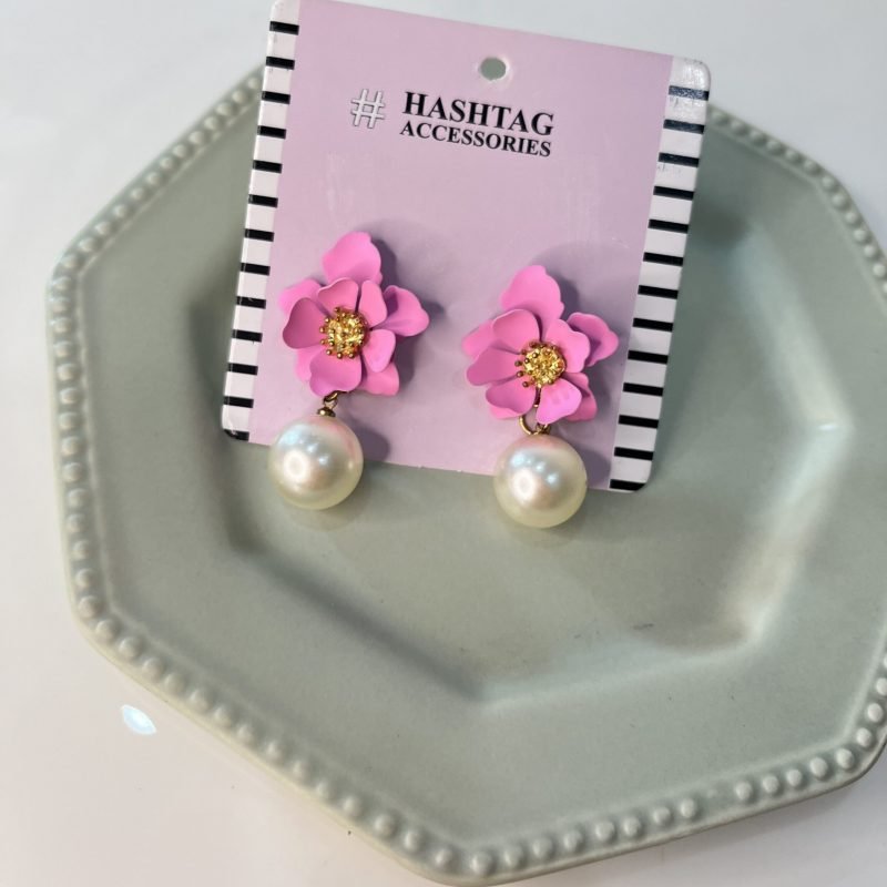 Flower earrings
