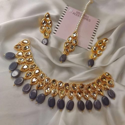 Double Layer Kundan Set