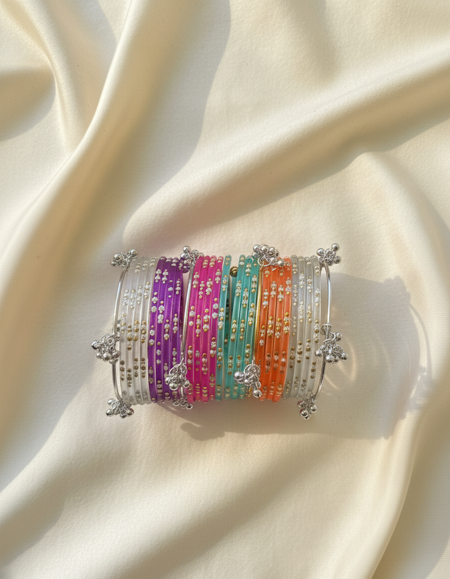 Kashmiri Bangles (Silver)